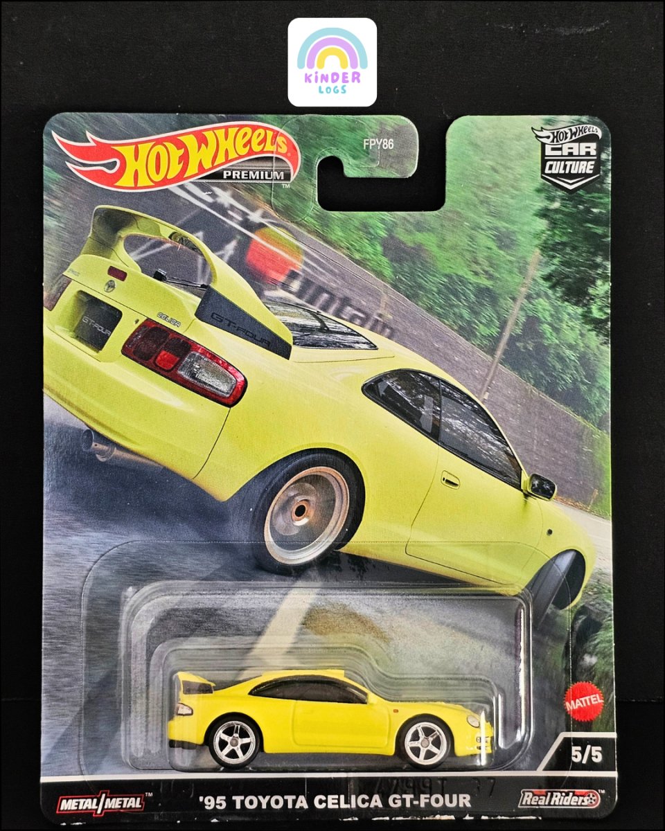 Premium Hot Wheels 1995 Toyota Celica GT - Four - Kinder Logs
