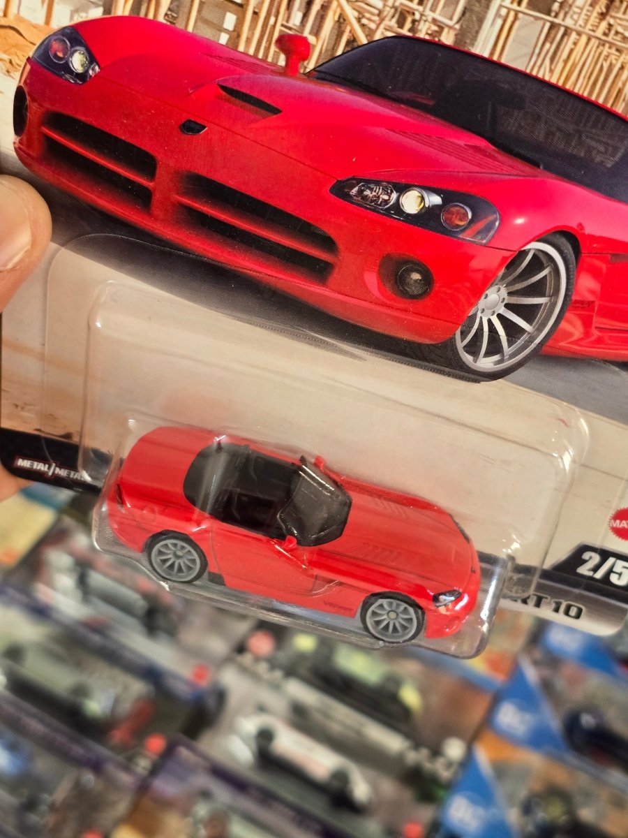 Premium Hot Wheels 2003 Dodge Viper SRT 10 - Fast And Furious (Imported) - Kinder Logs