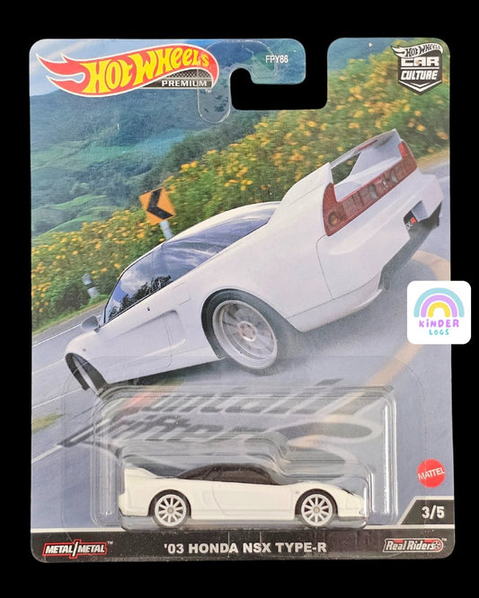 Premium Hot Wheels 2003 Honda NSX Type - R - Kinder Logs