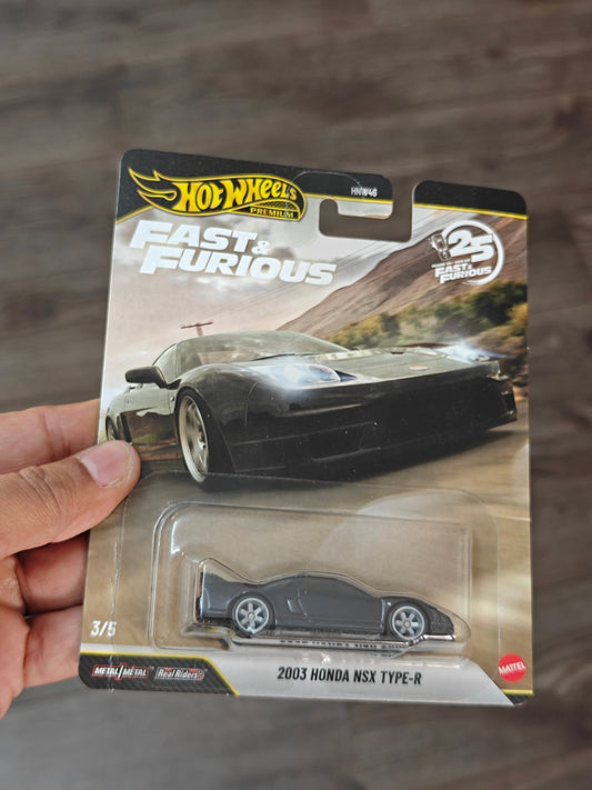 Premium Hot Wheels 2003 Honda NSX Type-R - Fast & Furious (Imported) - Kinder Logs