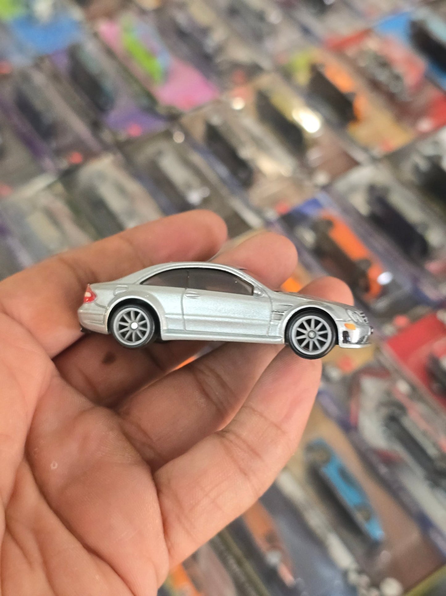 Premium Hot Wheels 2008 Mercedes - Benz CLK 63 AMG (Uncarded) - Kinder Logs