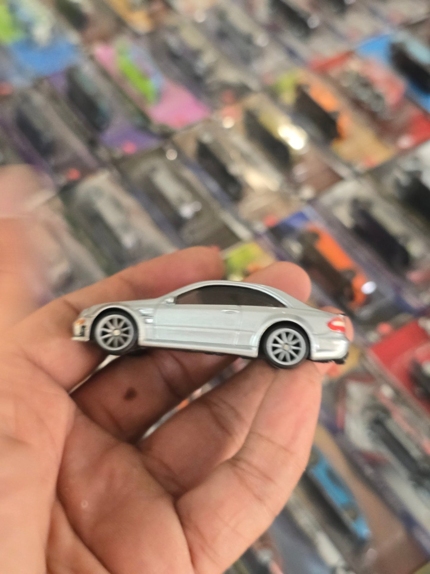 Premium Hot Wheels 2008 Mercedes - Benz CLK 63 AMG (Uncarded) - Kinder Logs