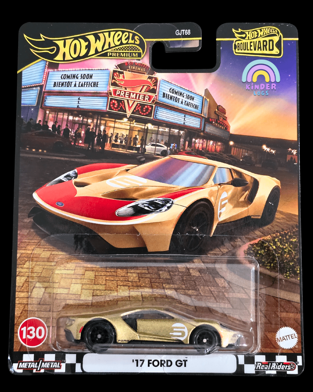 Premium Hot Wheels 2017 Ford GT - Boulevard 130 (Imported) - Kinder Logs
