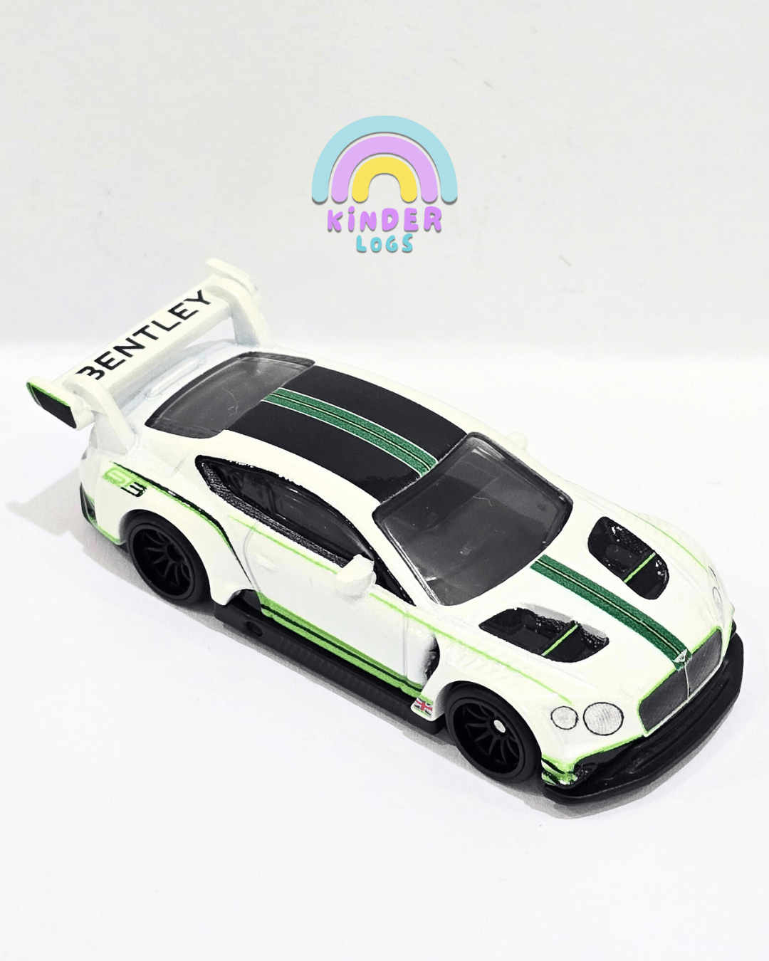 Premium Hot Wheels 2018 Bentley Continental GT3 (Uncarded) - Kinder Logs