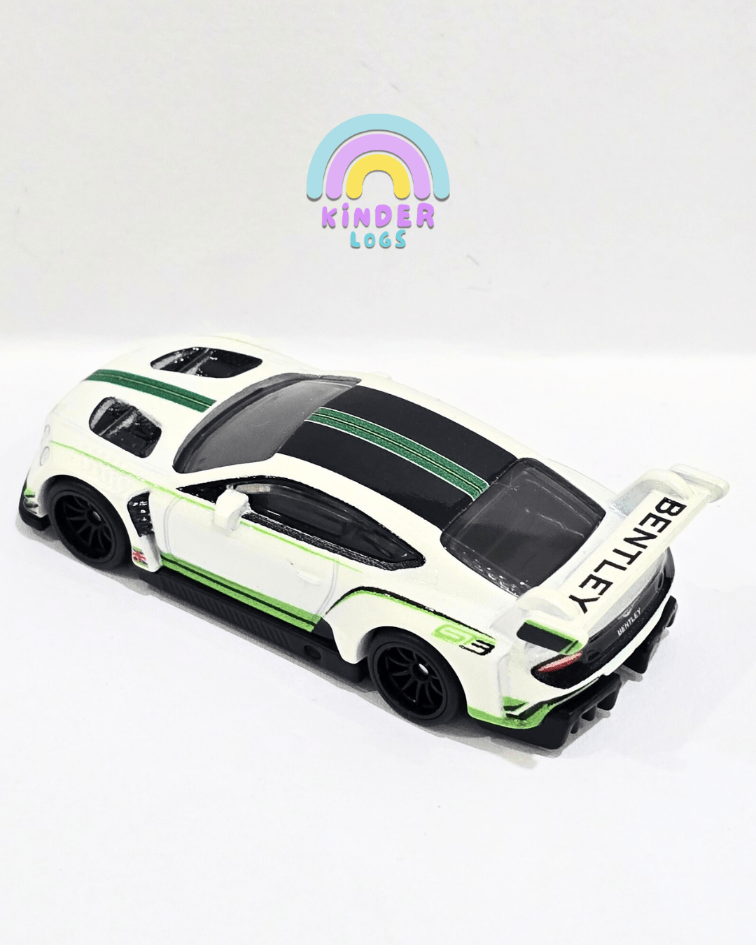 Premium Hot Wheels 2018 Bentley Continental GT3 (Uncarded) - Kinder Logs