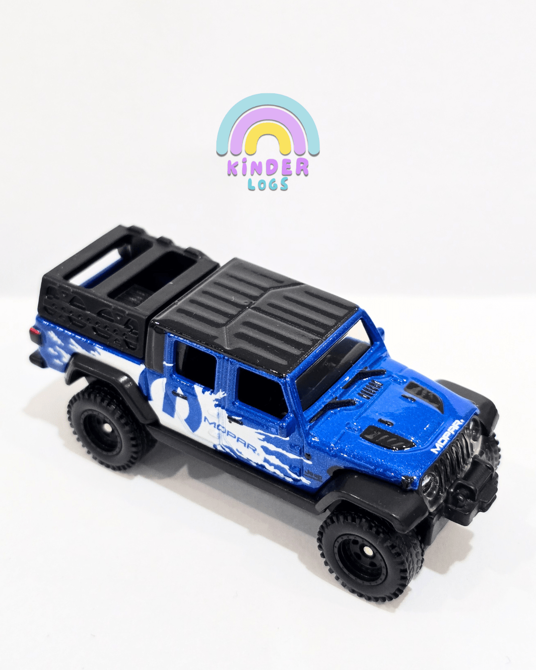 Premium Hot Wheels 2020 Jeep Gladiator - Blue (Imported) - Kinder Logs