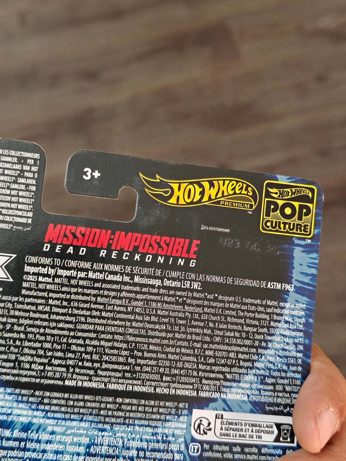 Premium Hot Wheels 2021 BMW M5 Mission Impossible Edition (Imported) - Kinder Logs