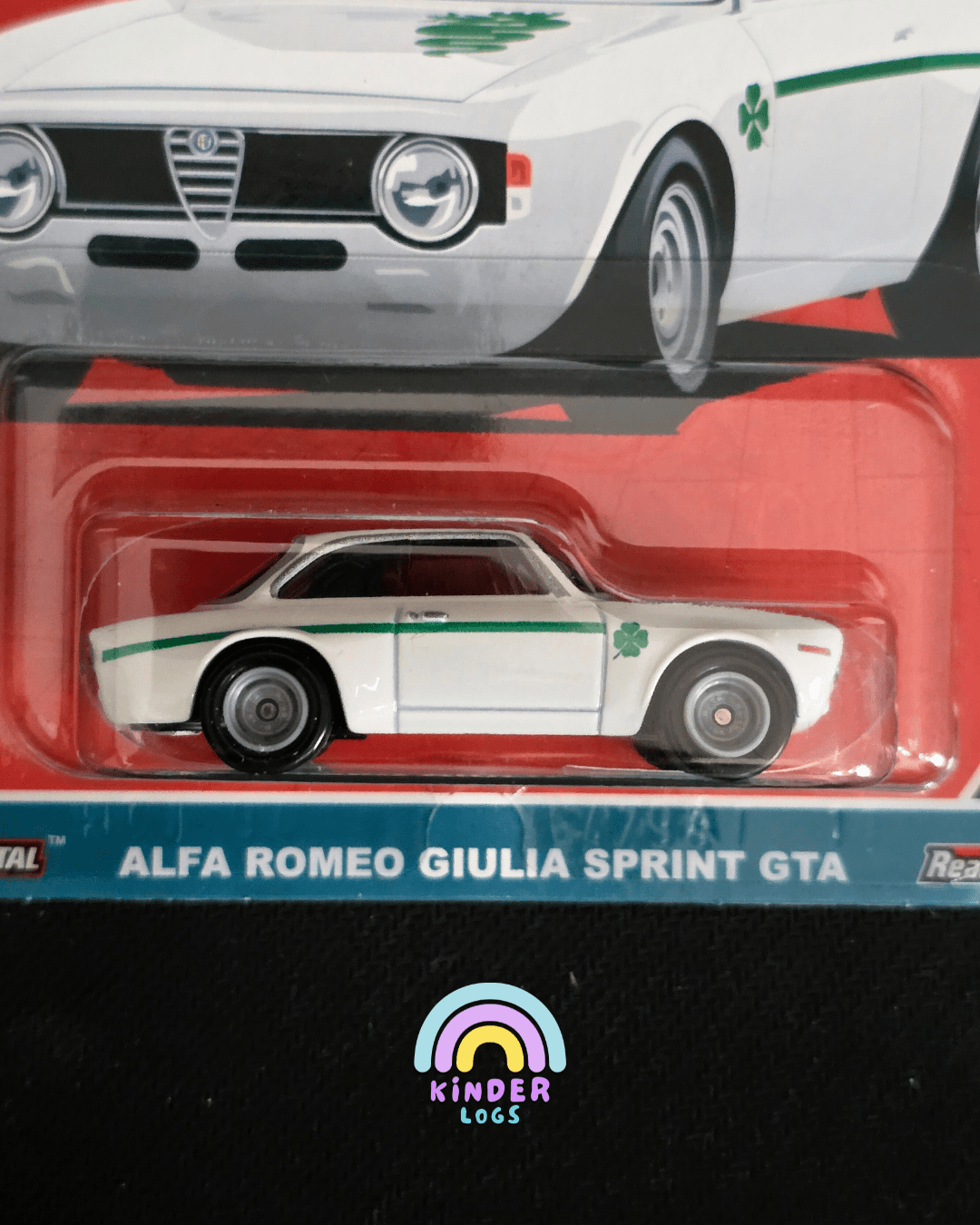 Premium Hot Wheels Alfa Romeo Giulia Sprint GTA Spettacolare - Kinder Logs