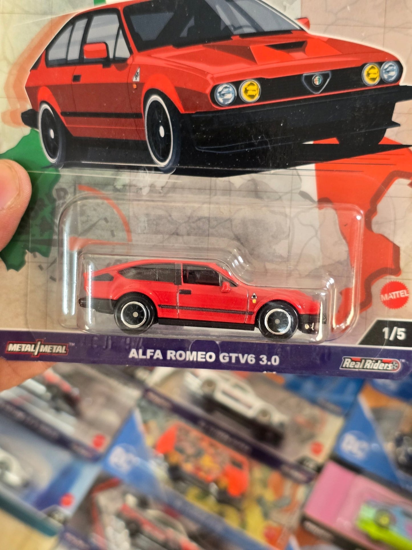 Premium Hot Wheels Alfa Romeo GTV6 3.0 (Imported) - Kinder Logs