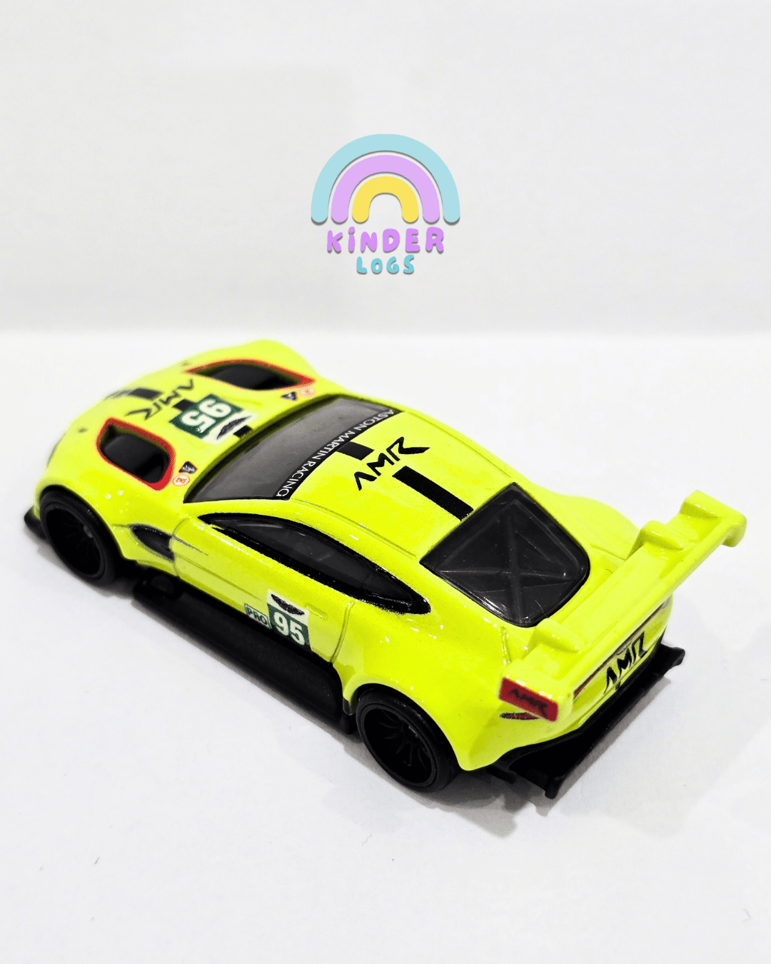 Premium Hot Wheels Aston Martin Vantage GTE (Uncarded) - Kinder Logs
