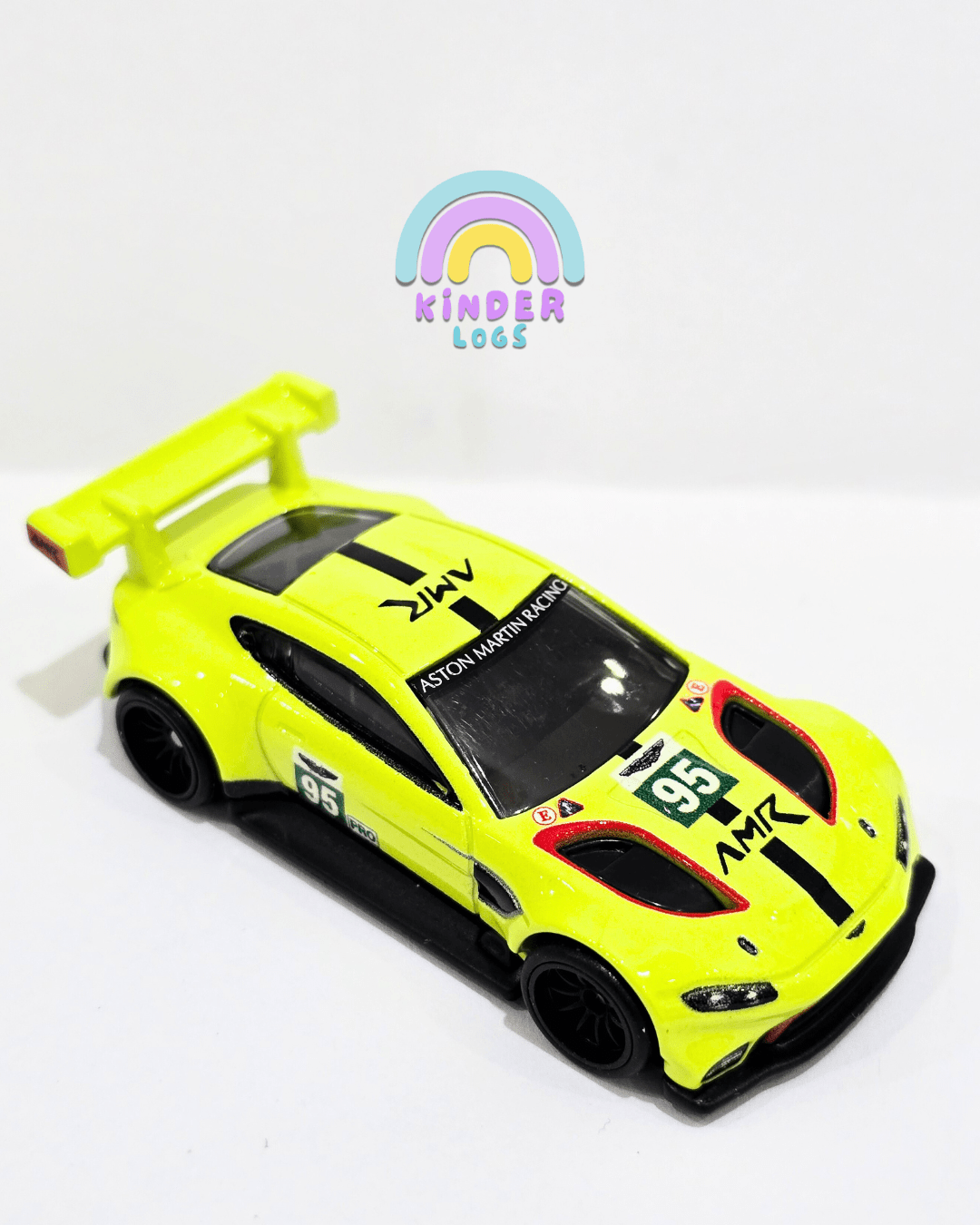 Premium Hot Wheels Aston Martin Vantage GTE (Uncarded) - Kinder Logs