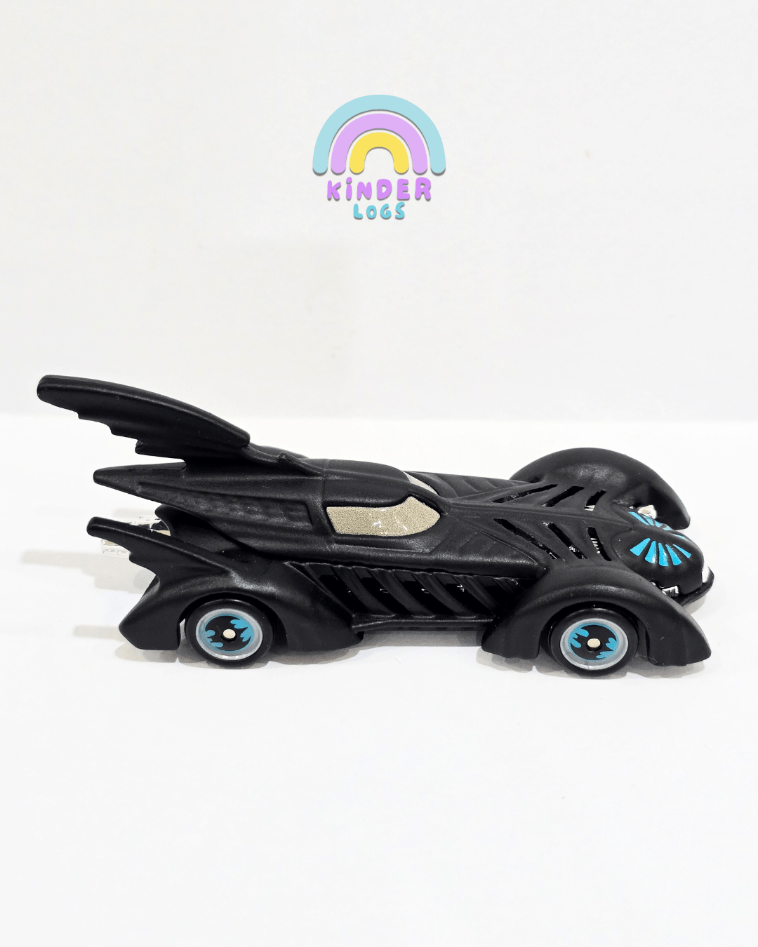 Premium Hot Wheels Batman Forever Batmobile (Uncarded) - Kinder Logs