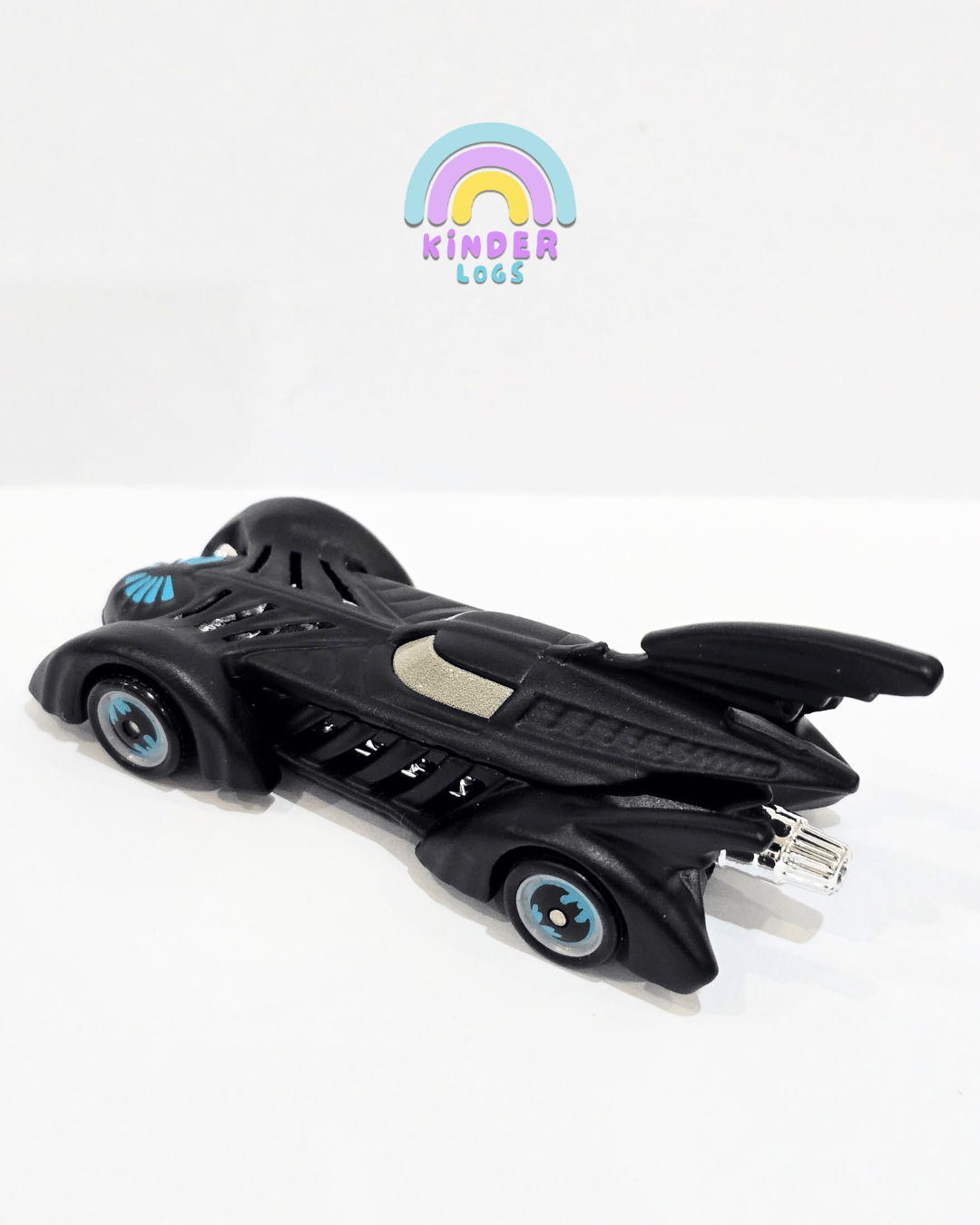 Premium Hot Wheels Batman Forever Batmobile (Uncarded) - Kinder Logs