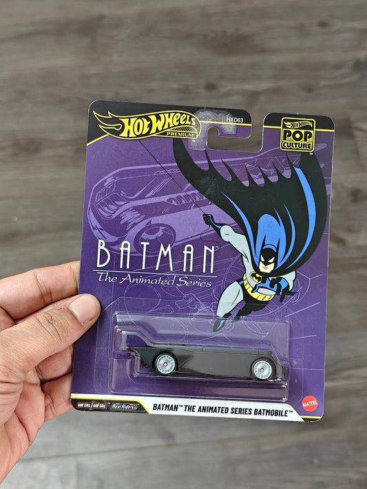 Premium Hot Wheels Batman The Animated Series Batmobile (Imported) - Kinder Logs