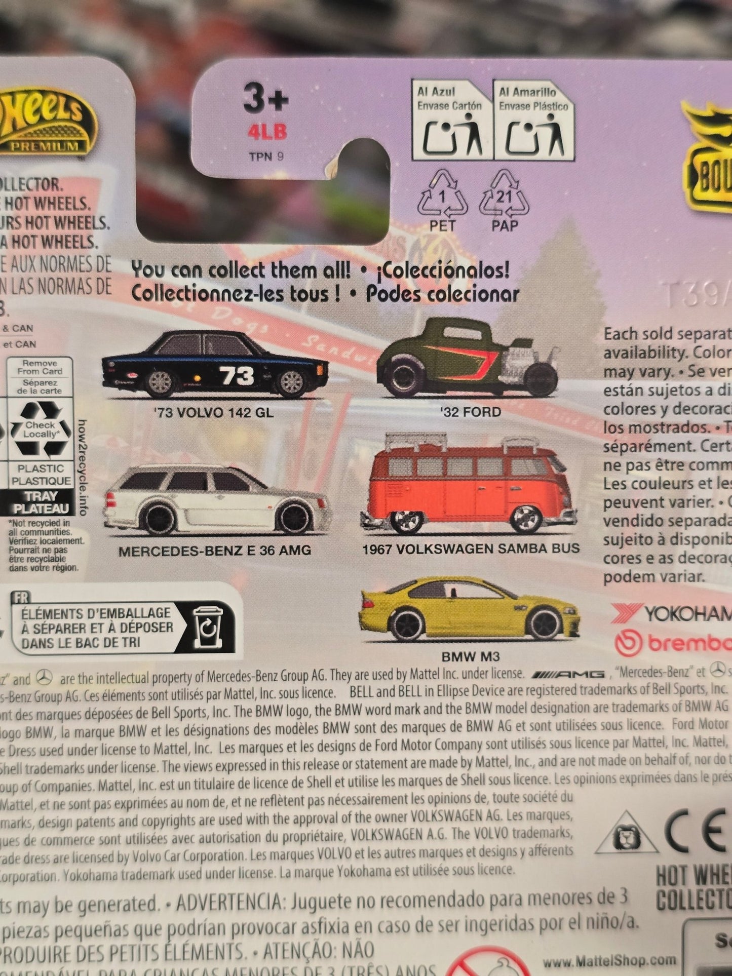 Premium Hot Wheels BMW M3 - Boulevard 115 (Imported) - Kinder Logs