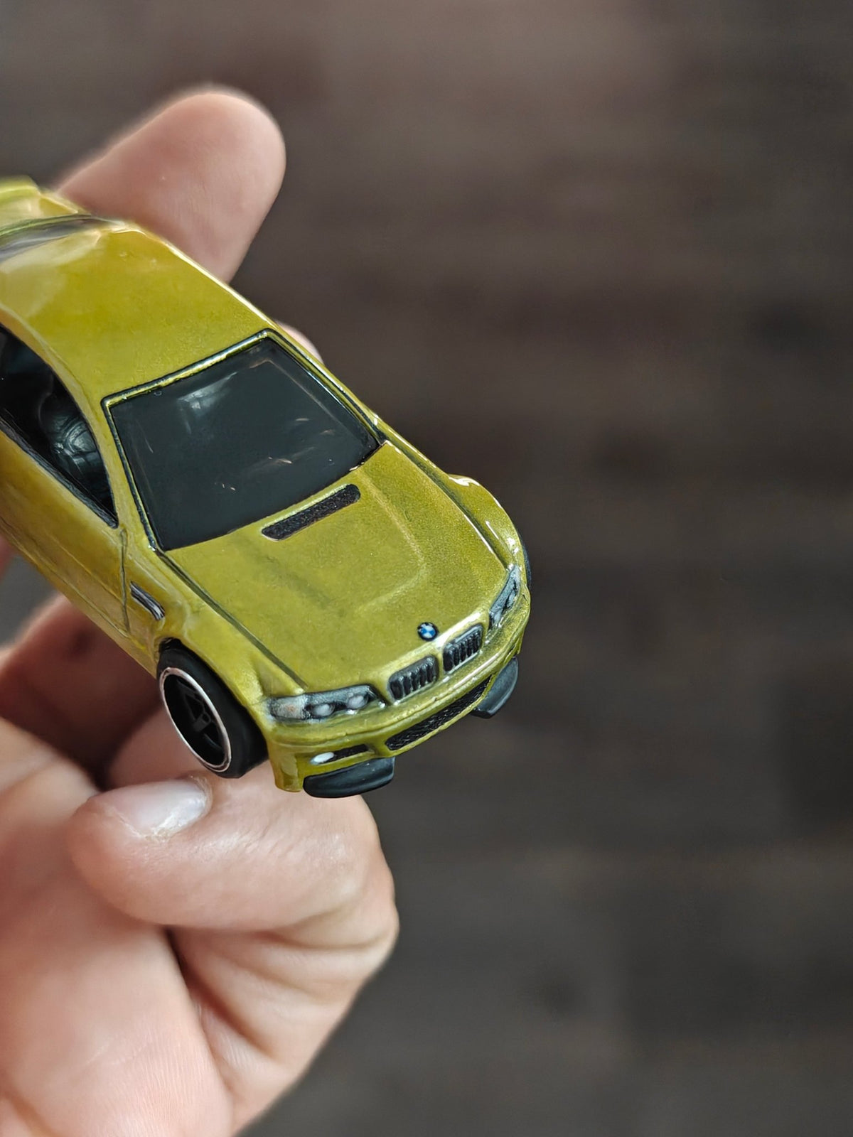 Premium Hot Wheels BMW M3 - Green (Uncarded - New) - Kinder Logs