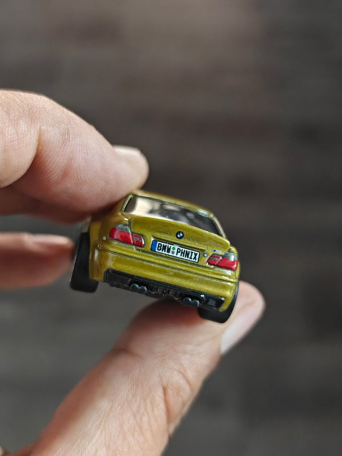 Premium Hot Wheels BMW M3 - Green (Uncarded - New) - Kinder Logs