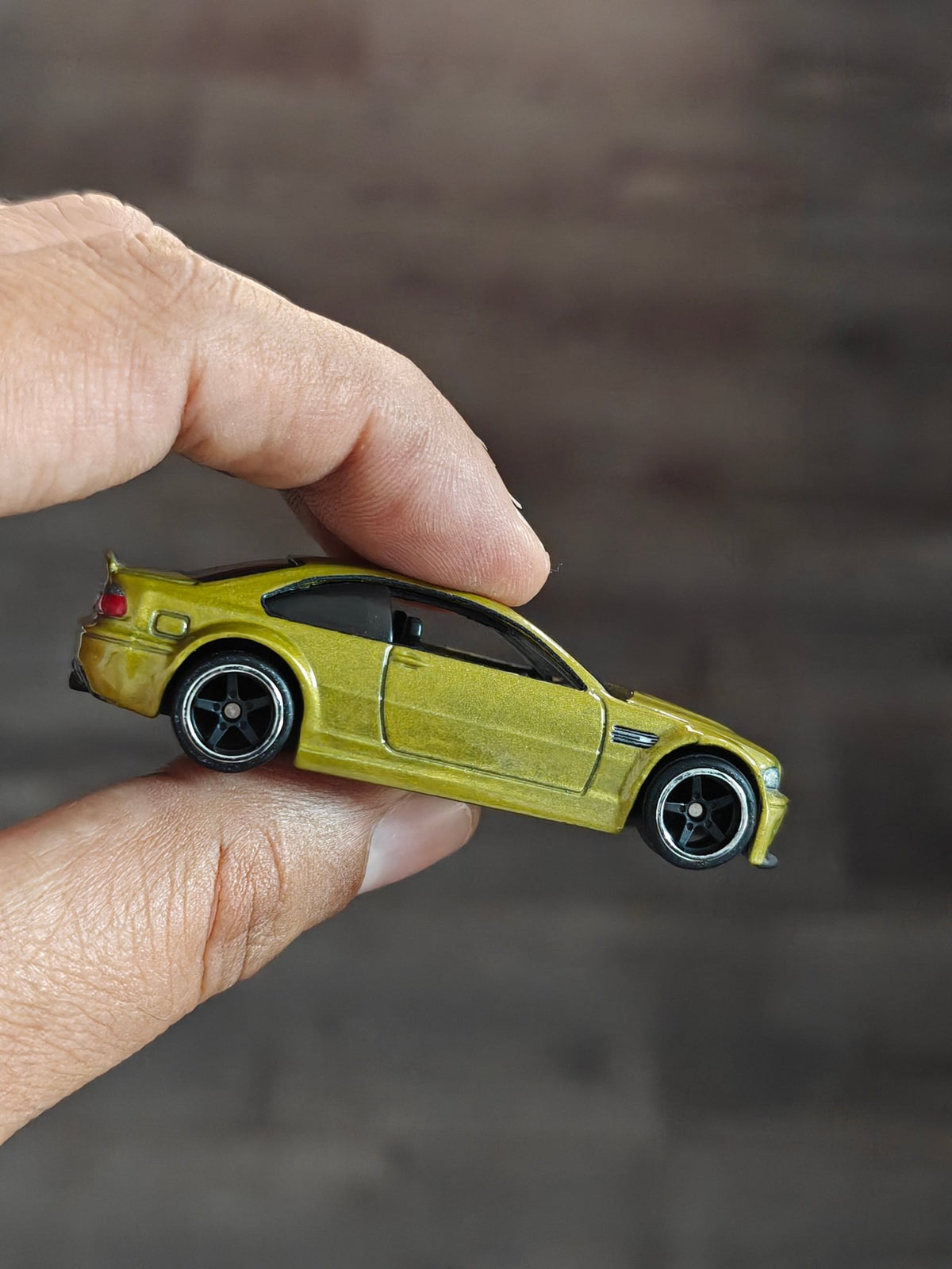 Premium Hot Wheels BMW M3 - Green (Uncarded - New) - Kinder Logs