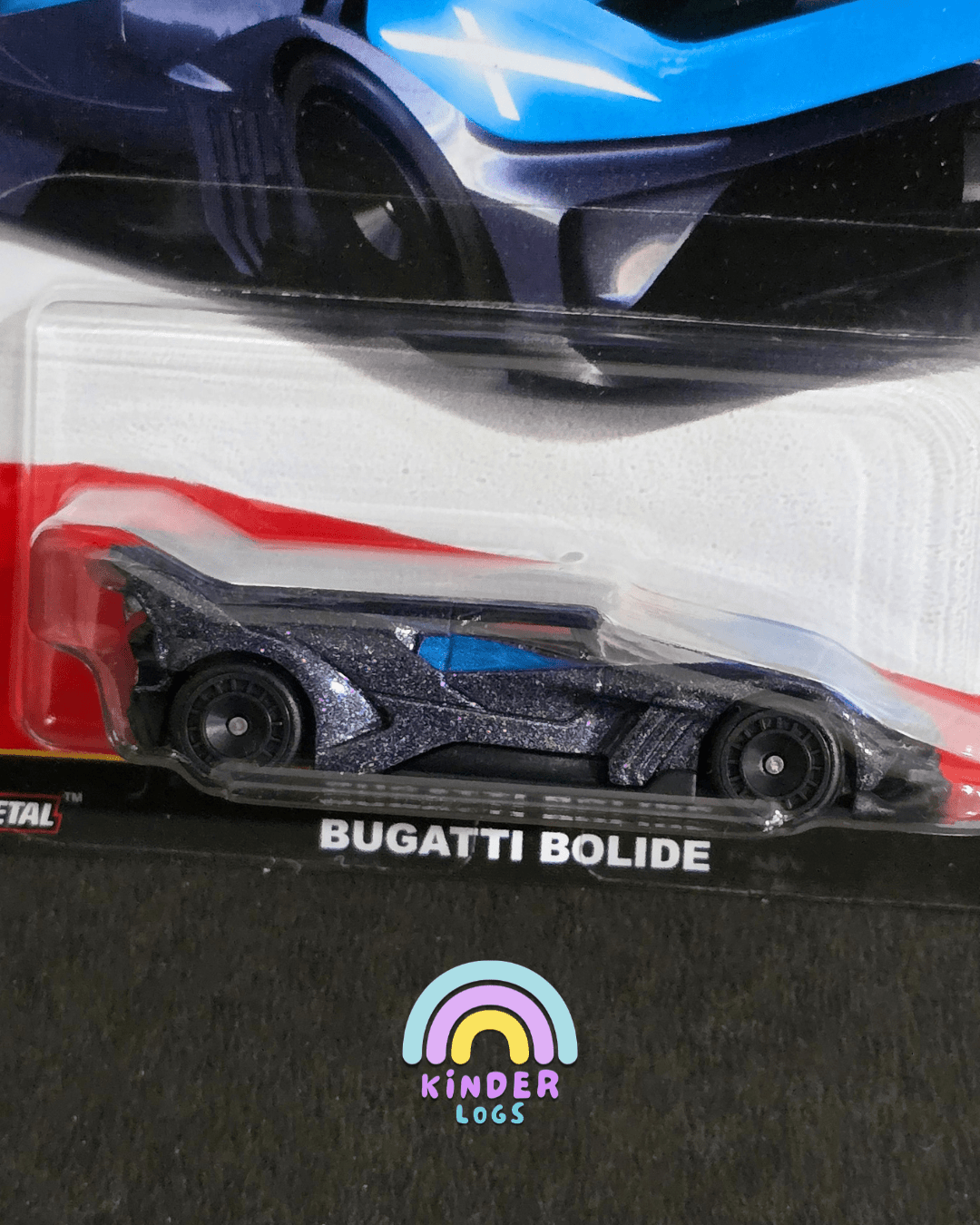 Premium Hot Wheels Bugatti Bolide - Euro Speed (Imported) - Kinder Logs