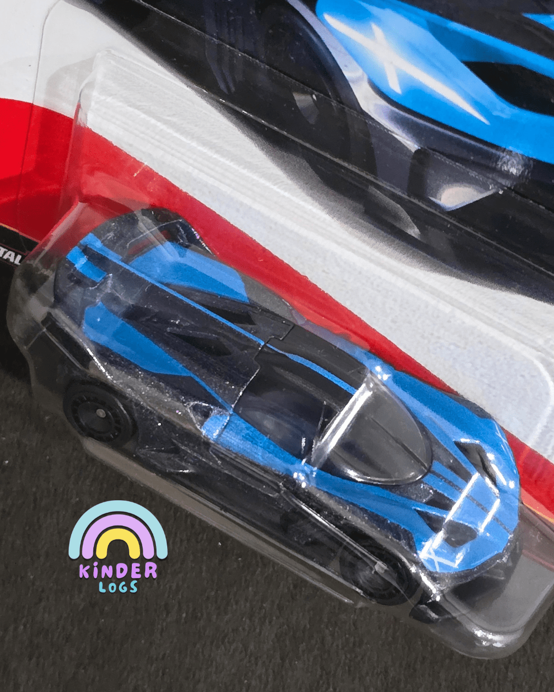 Premium Hot Wheels Bugatti Bolide - Euro Speed (Imported) - Kinder Logs