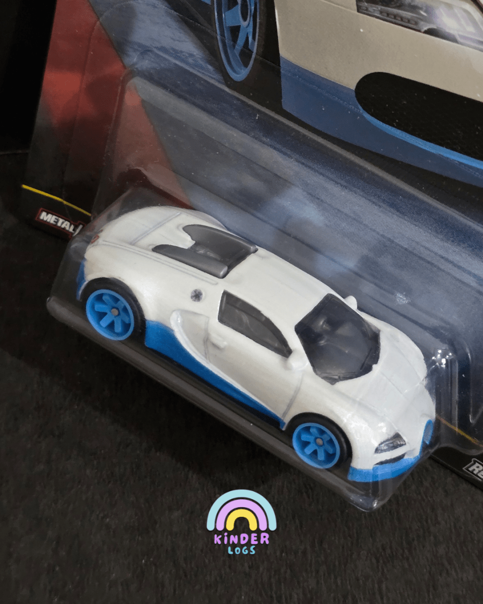 Premium Hot Wheels Bugatti Veyron - Hammer Drop - Kinder Logs