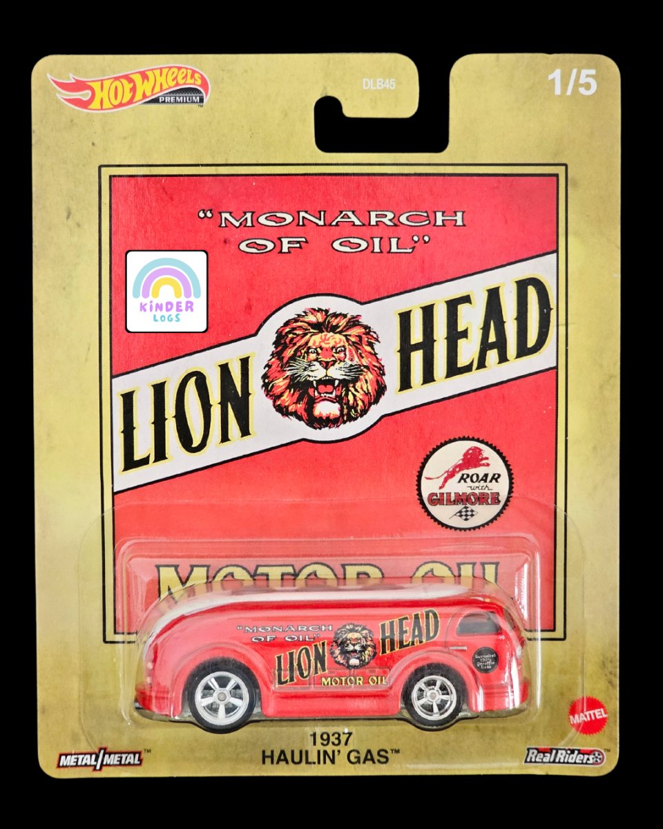 Premium Hot Wheels Collector Edition 5 - Car Vintage Oil Set - Kinder Logs