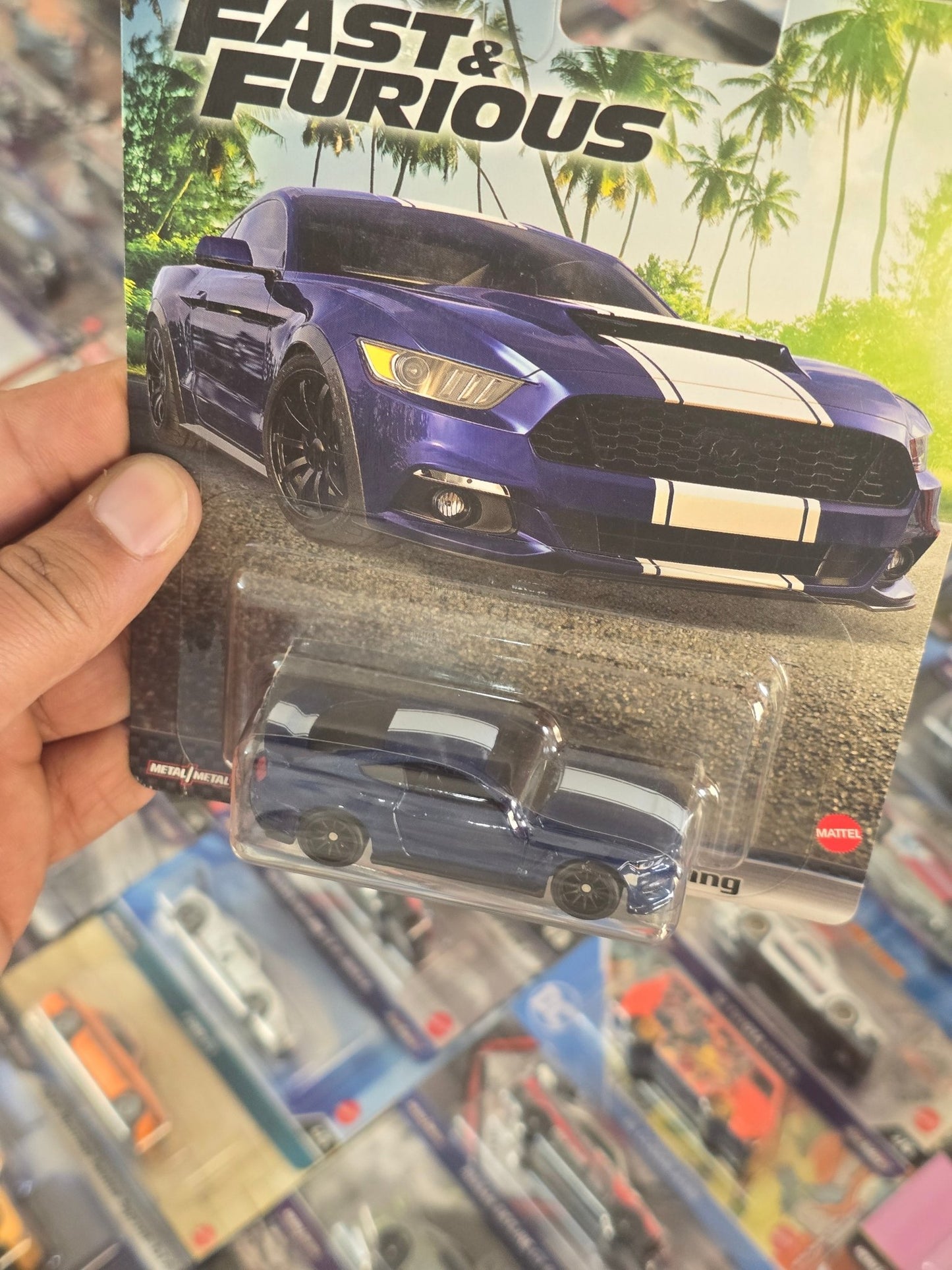 Premium Hot Wheels Custom Ford Mustang - Fast And Furious (Imported) - Kinder Logs