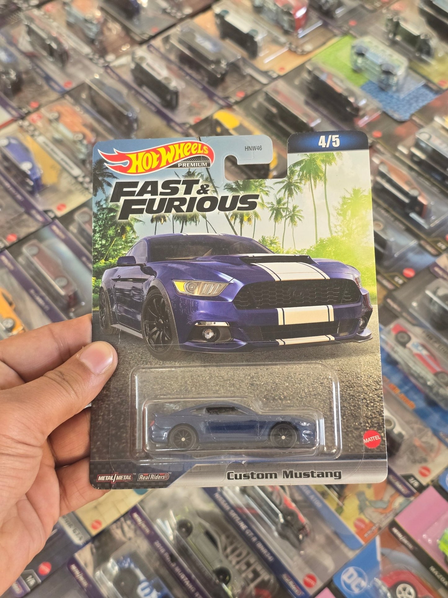 Premium Hot Wheels Custom Ford Mustang - Fast And Furious (Imported) - Kinder Logs
