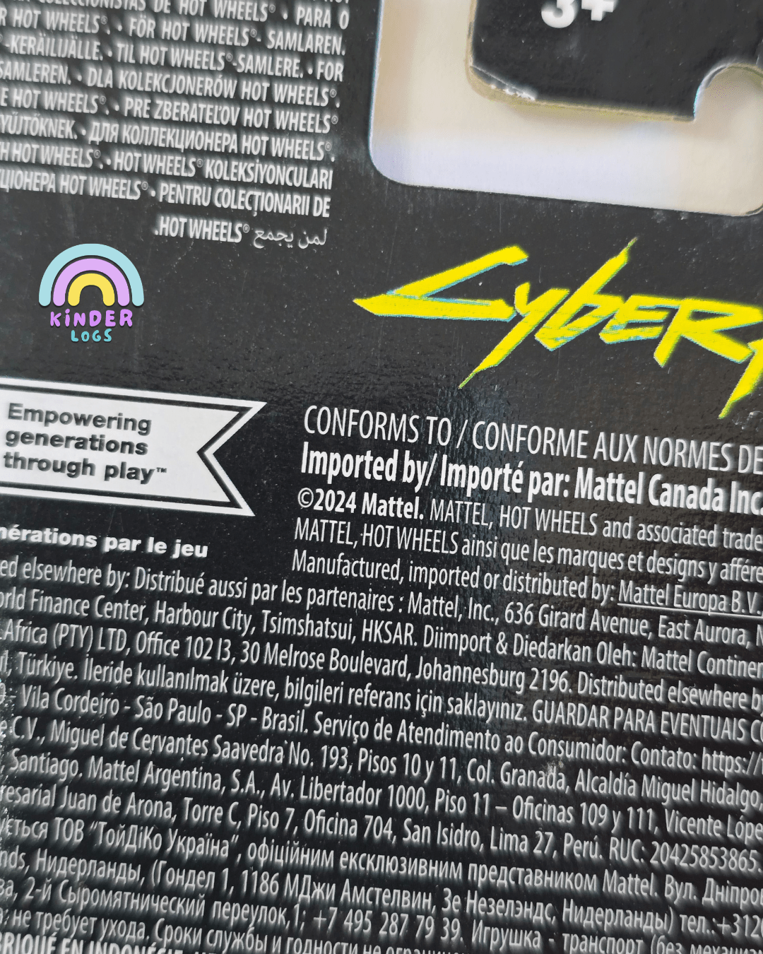 Premium Hot Wheels Cyberpunk 2077 Porsche 911 Turbo - Imported (Creased Card) - Kinder Logs