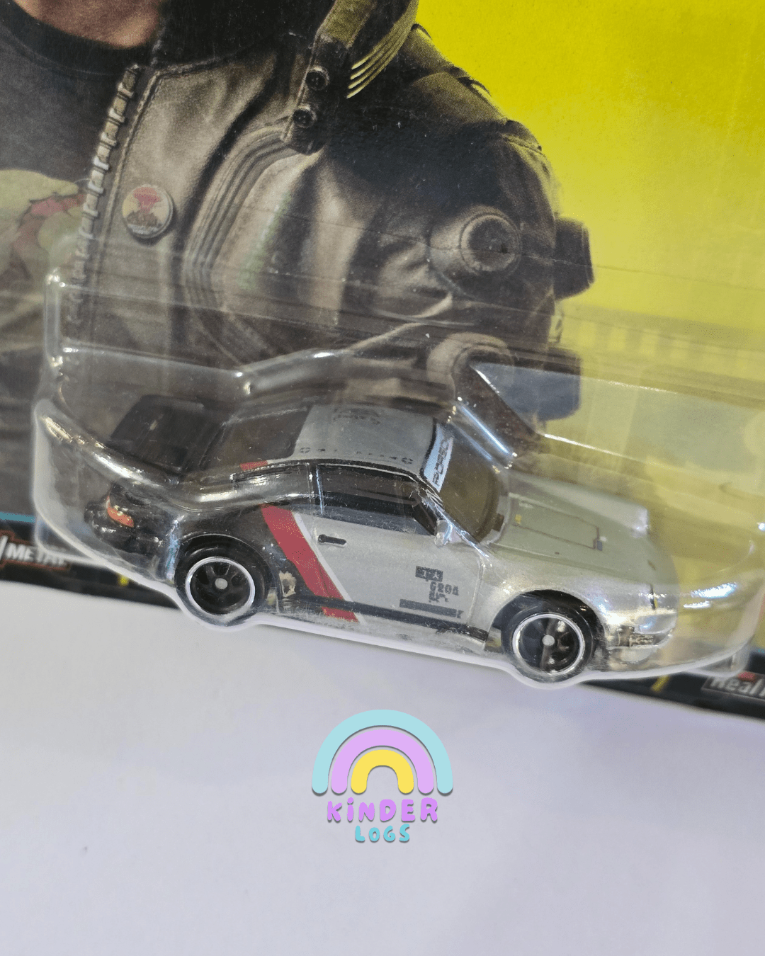 Premium Hot Wheels Cyberpunk 2077 Porsche 911 Turbo - Imported (Creased Card) - Kinder Logs