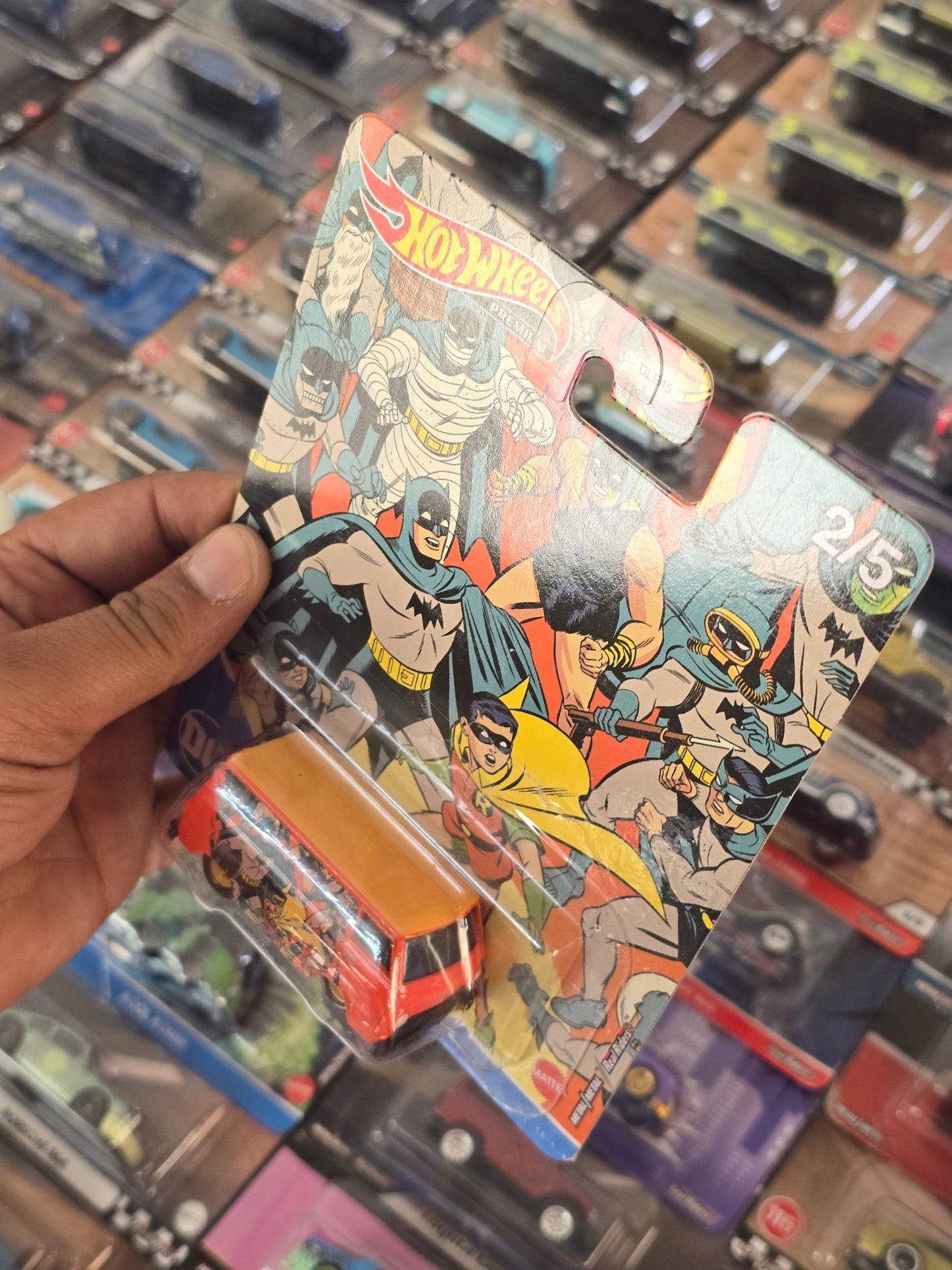 Premium Hot Wheels DC Batman 1966 Dodge A100 (Imported) - Taped Card - Kinder Logs