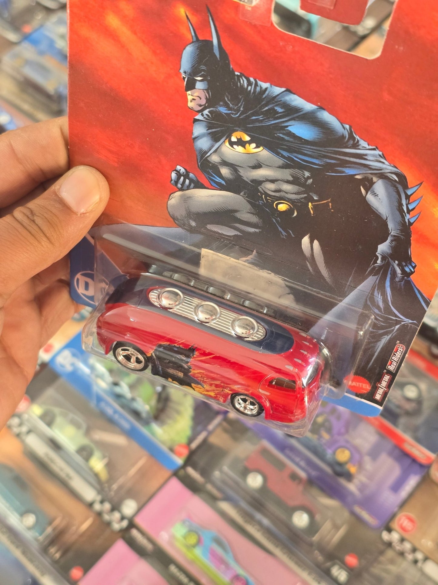 Premium Hot Wheels DC Batman Haulin' Gas (Imported) - Kinder Logs