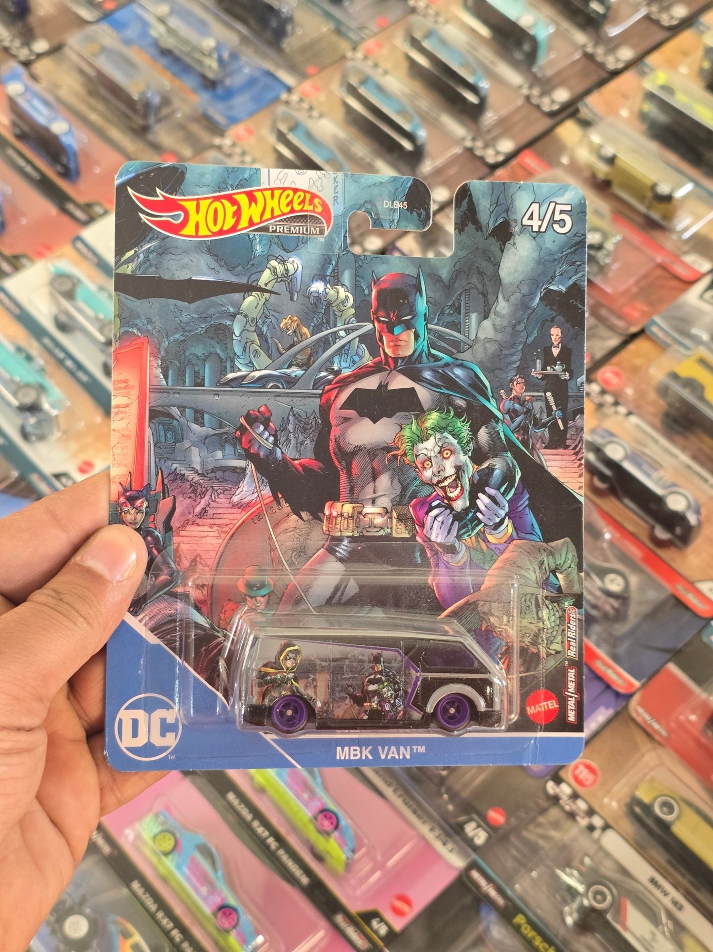 Premium Hot Wheels DC Batman MBK Van (Imported) - Kinder Logs