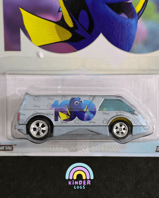Premium Hot Wheels Dream Van XGW - Disney 100 Edition (Dory) - Kinder Logs