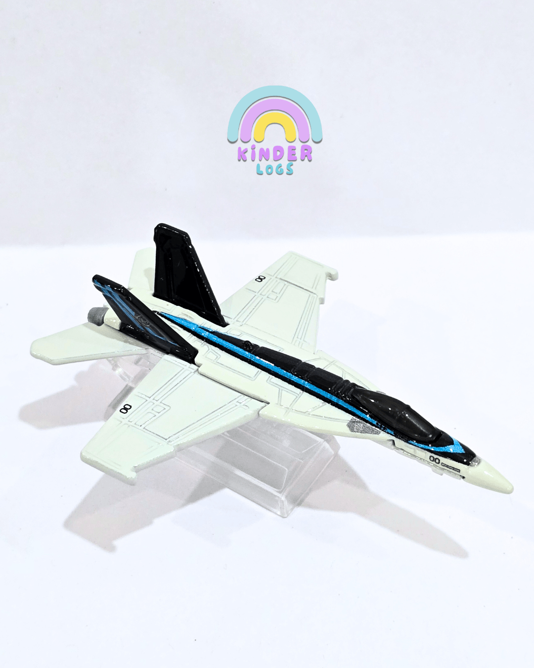 Premium Hot Wheels F/A - 18E Super Hornet Fighter Jet (Uncarded) - Kinder Logs