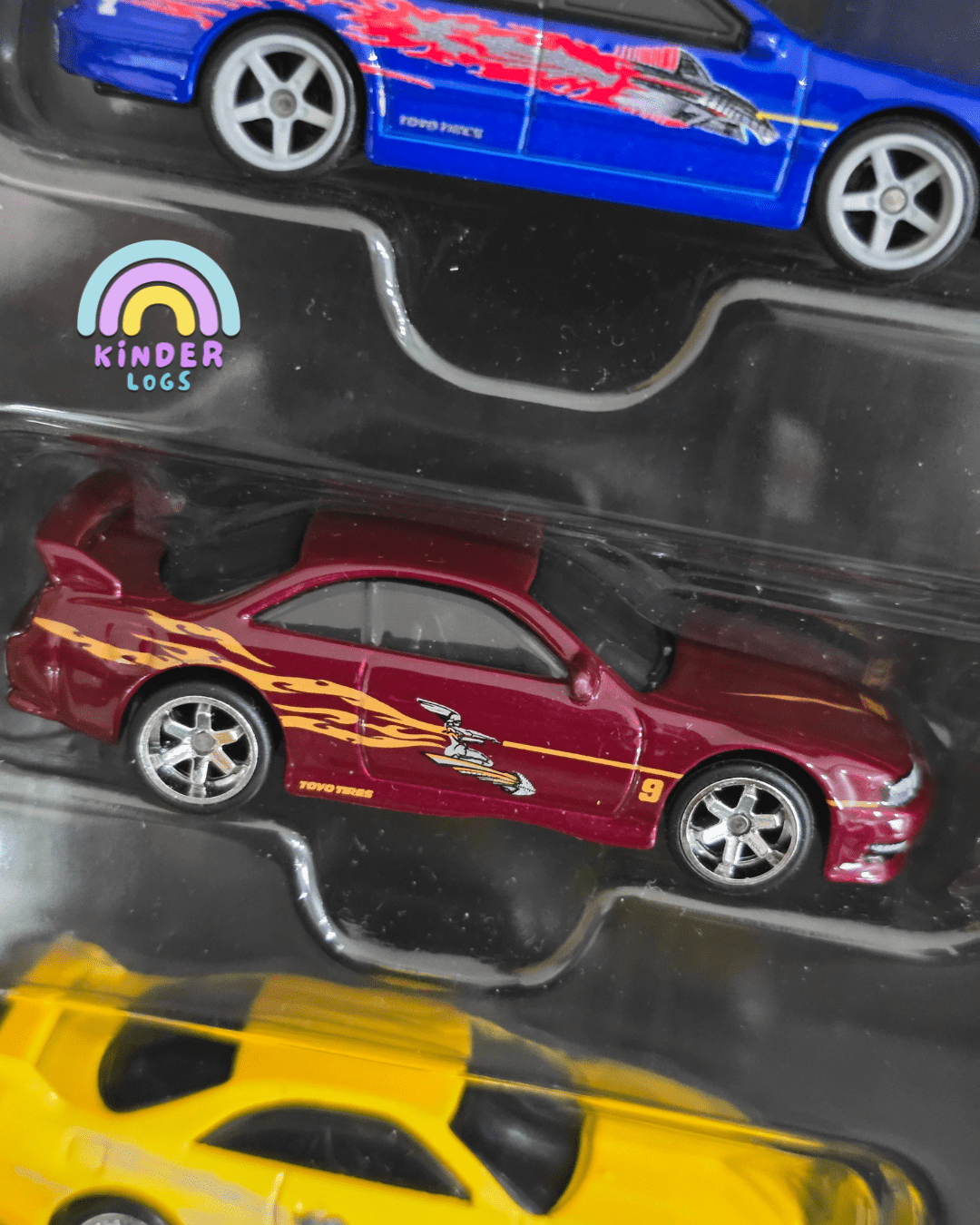 Premium Hot Wheels Fast & Furious 5 Cars Pack (Imported) - Kinder Logs