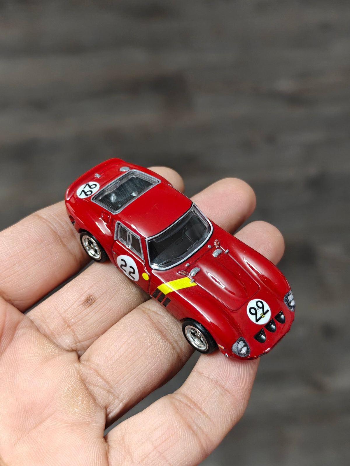 Premium Hot Wheels Ferrari 250 GTO - Red (Uncarded - New) - Kinder Logs