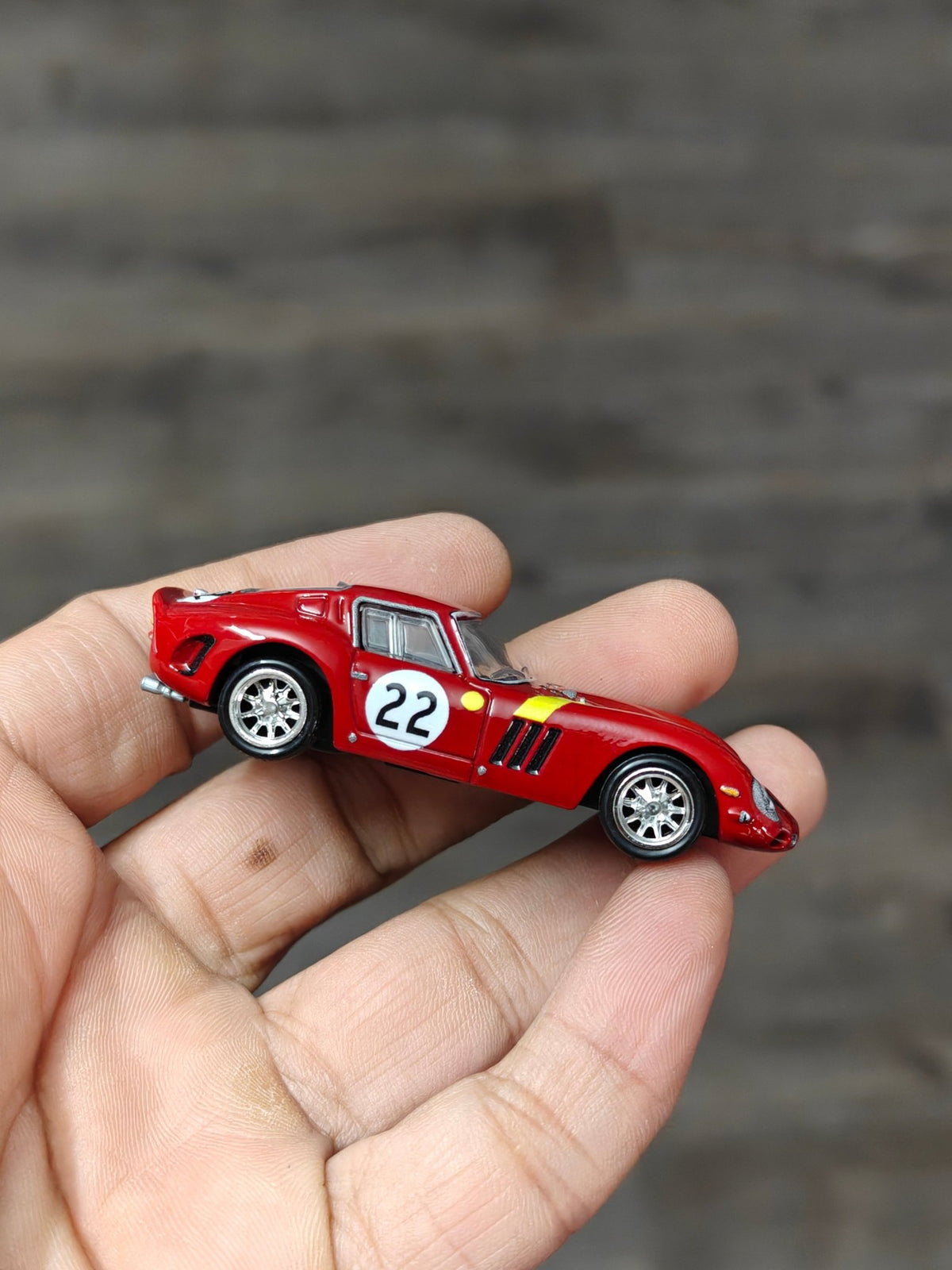 Premium Hot Wheels Ferrari 250 GTO - Red (Uncarded - New) - Kinder Logs