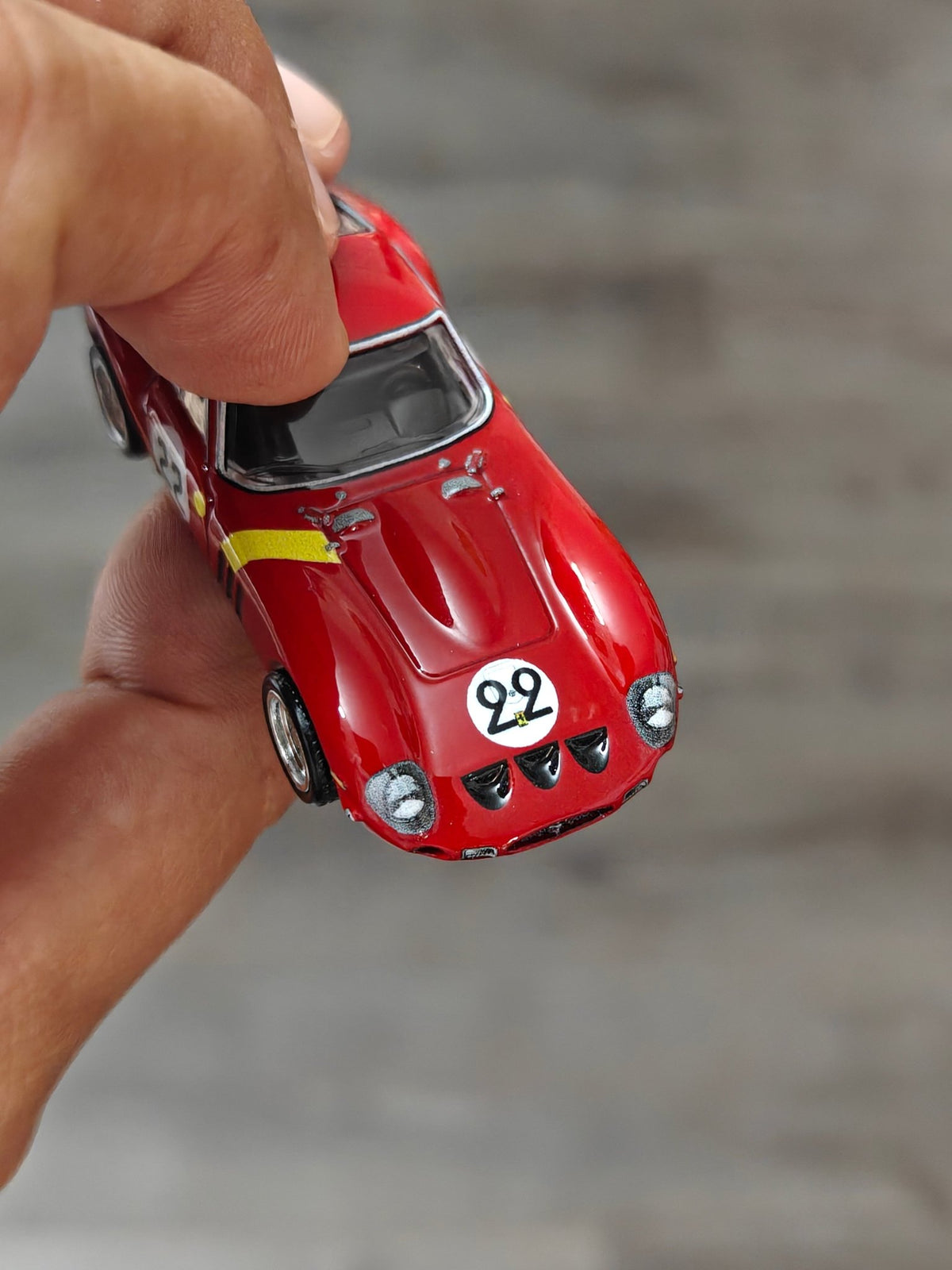 Premium Hot Wheels Ferrari 250 GTO - Red (Uncarded - New) - Kinder Logs