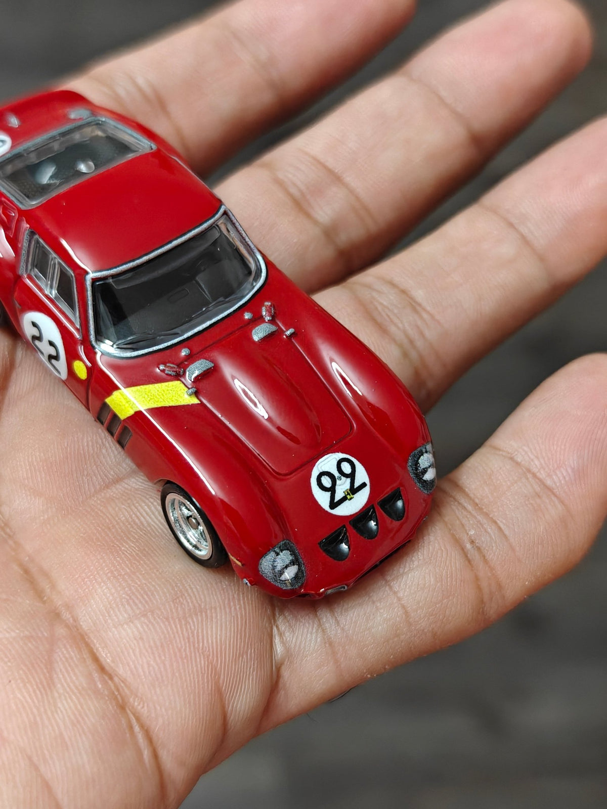 Premium Hot Wheels Ferrari 250 GTO - Red (Uncarded - New) - Kinder Logs