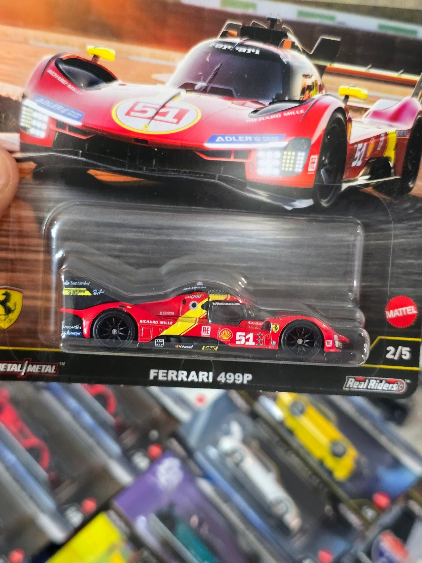 Premium Hot Wheels Ferrari 499P - Circuit Legends (Imported) - Kinder Logs