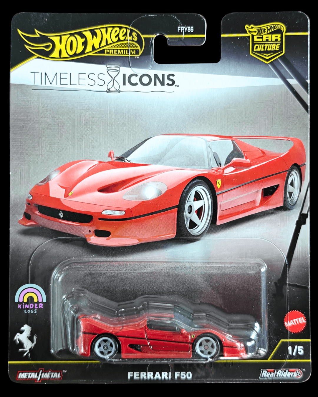 Premium Hot Wheels Ferrari F50 - Timeless Icons (Imported) - Buy