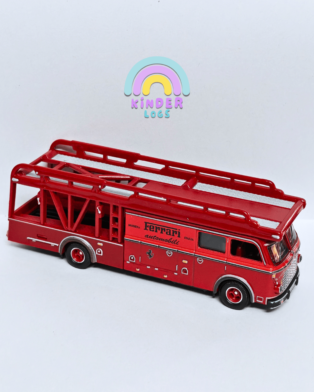 Premium Hot Wheels Fiat 642 RN2 Bartoletti Truck - Red (Uncarded - New) - Kinder Logs