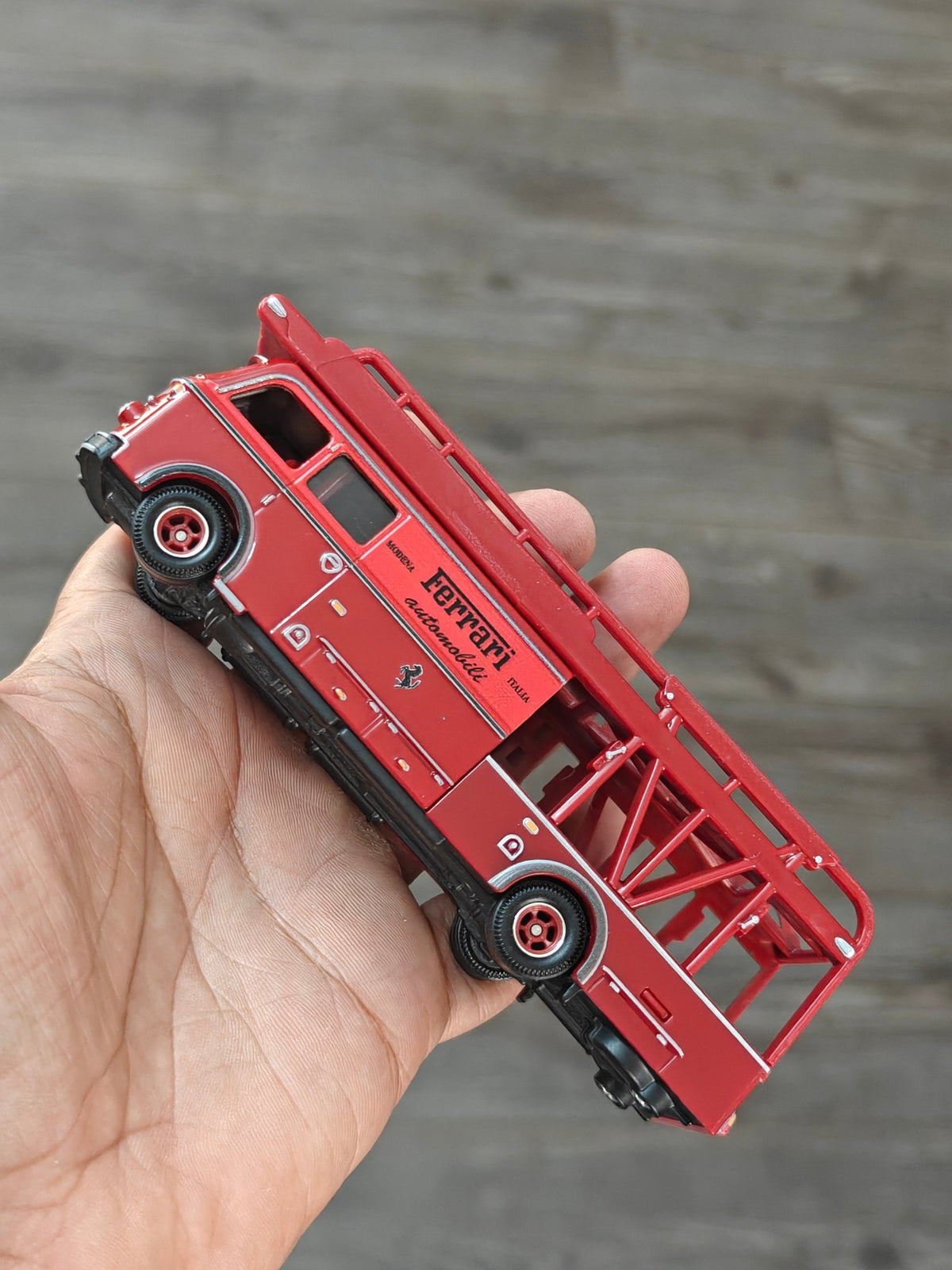 Premium Hot Wheels Fiat 642 RN2 Bartoletti Truck - Red (Uncarded - New) - Kinder Logs