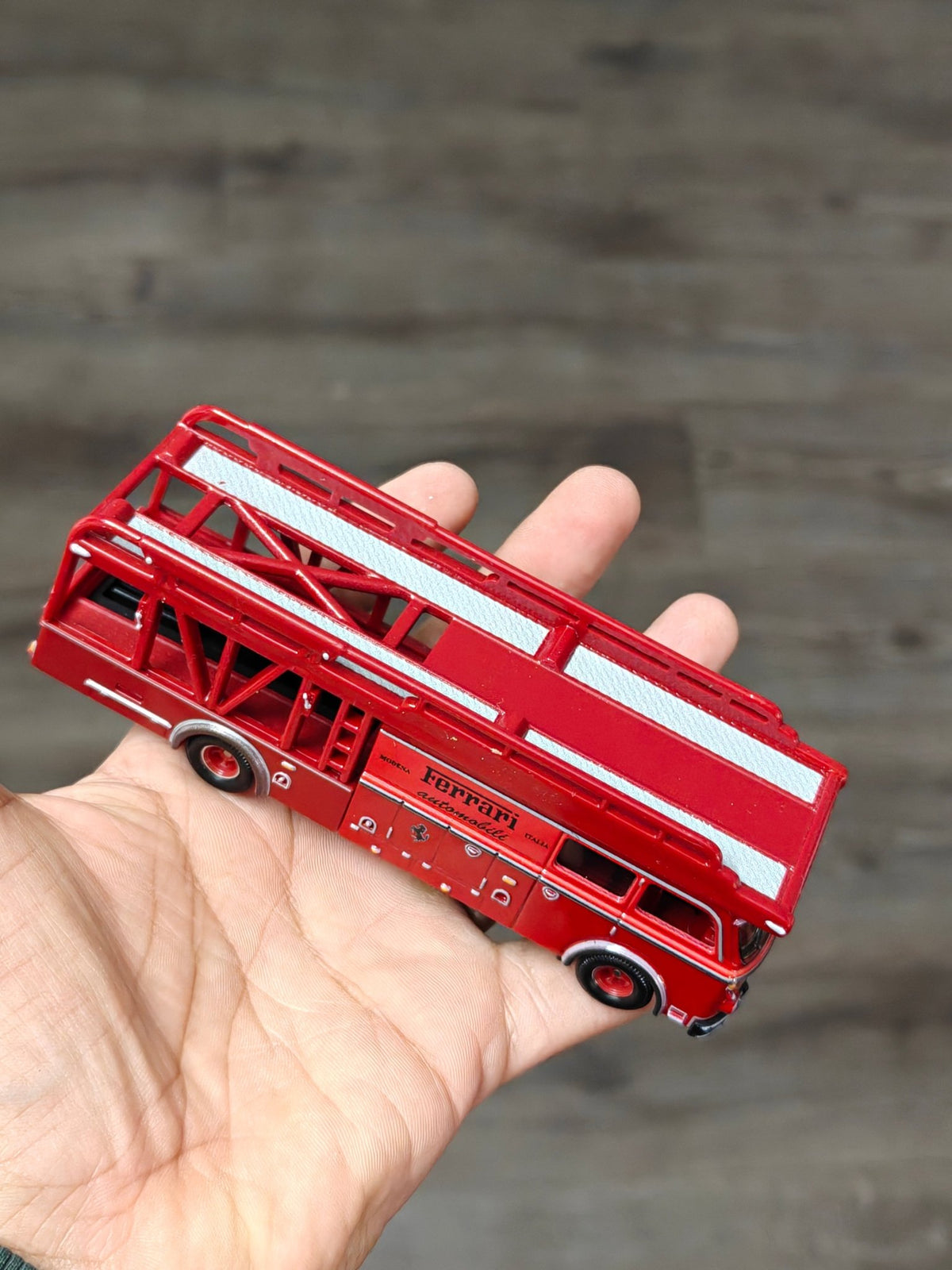 Premium Hot Wheels Fiat 642 RN2 Bartoletti Truck - Red (Uncarded - New) - Kinder Logs
