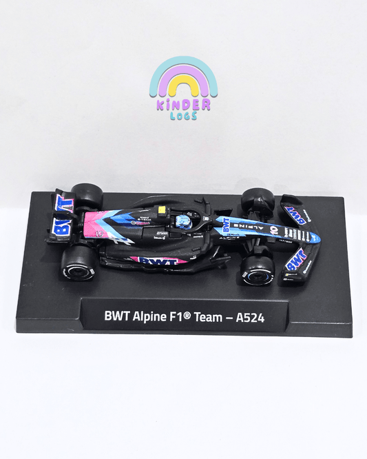 Premium Hot Wheels Formula 1 BWT Alpine F1 Team - A524 (10) - Kinder Logs