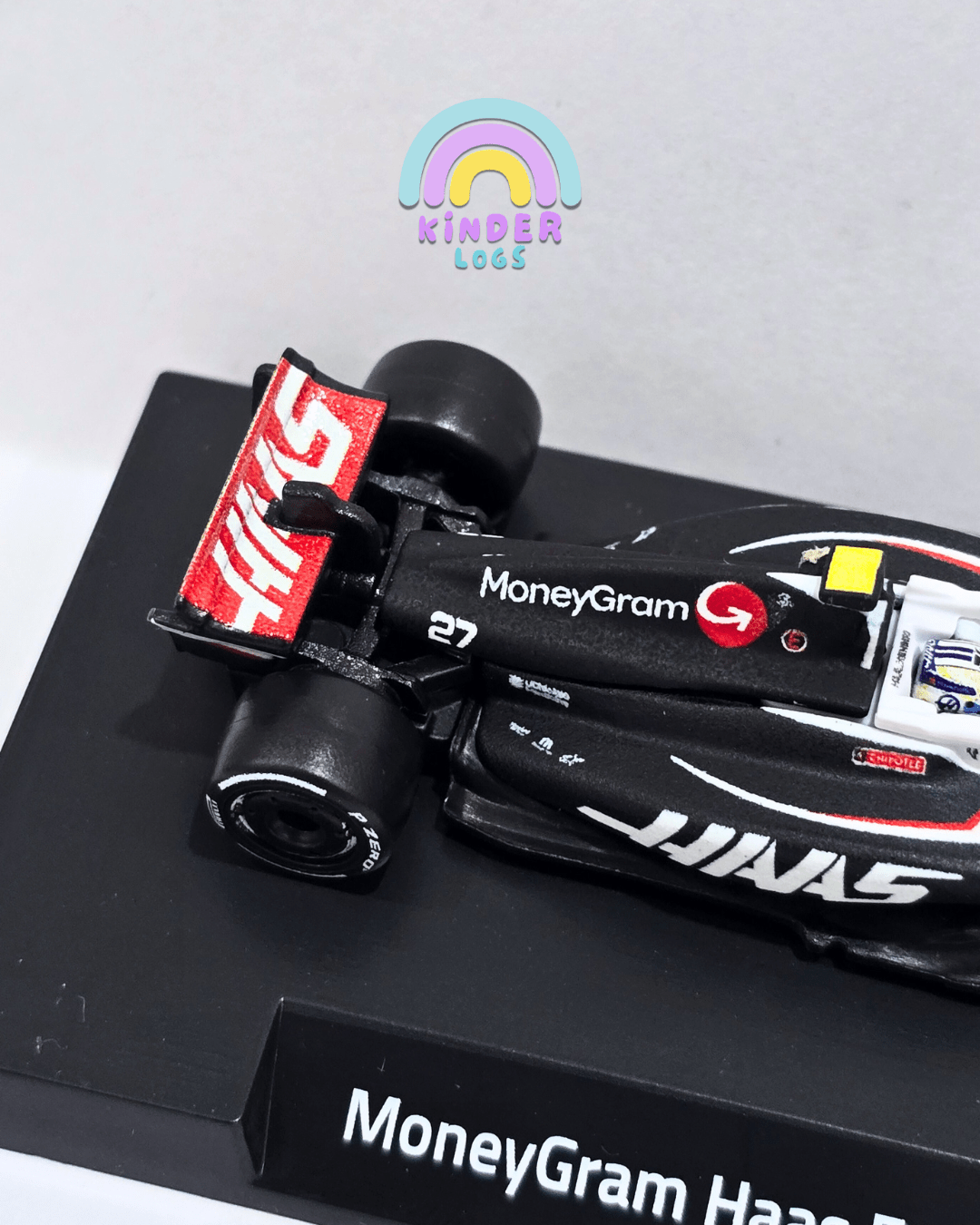 Premium Hot Wheels Formula 1 MoneyGram Haas F1 Team - VF - 24 (27) - Kinder Logs