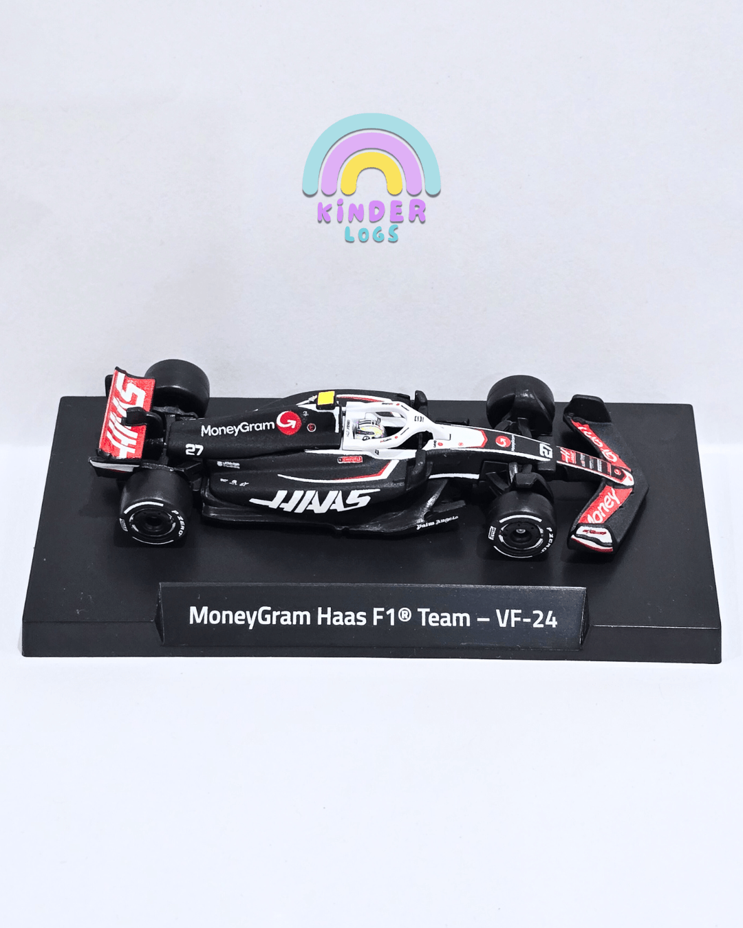 Premium Hot Wheels Formula 1 MoneyGram Haas F1 Team - VF - 24 (27) - Kinder Logs