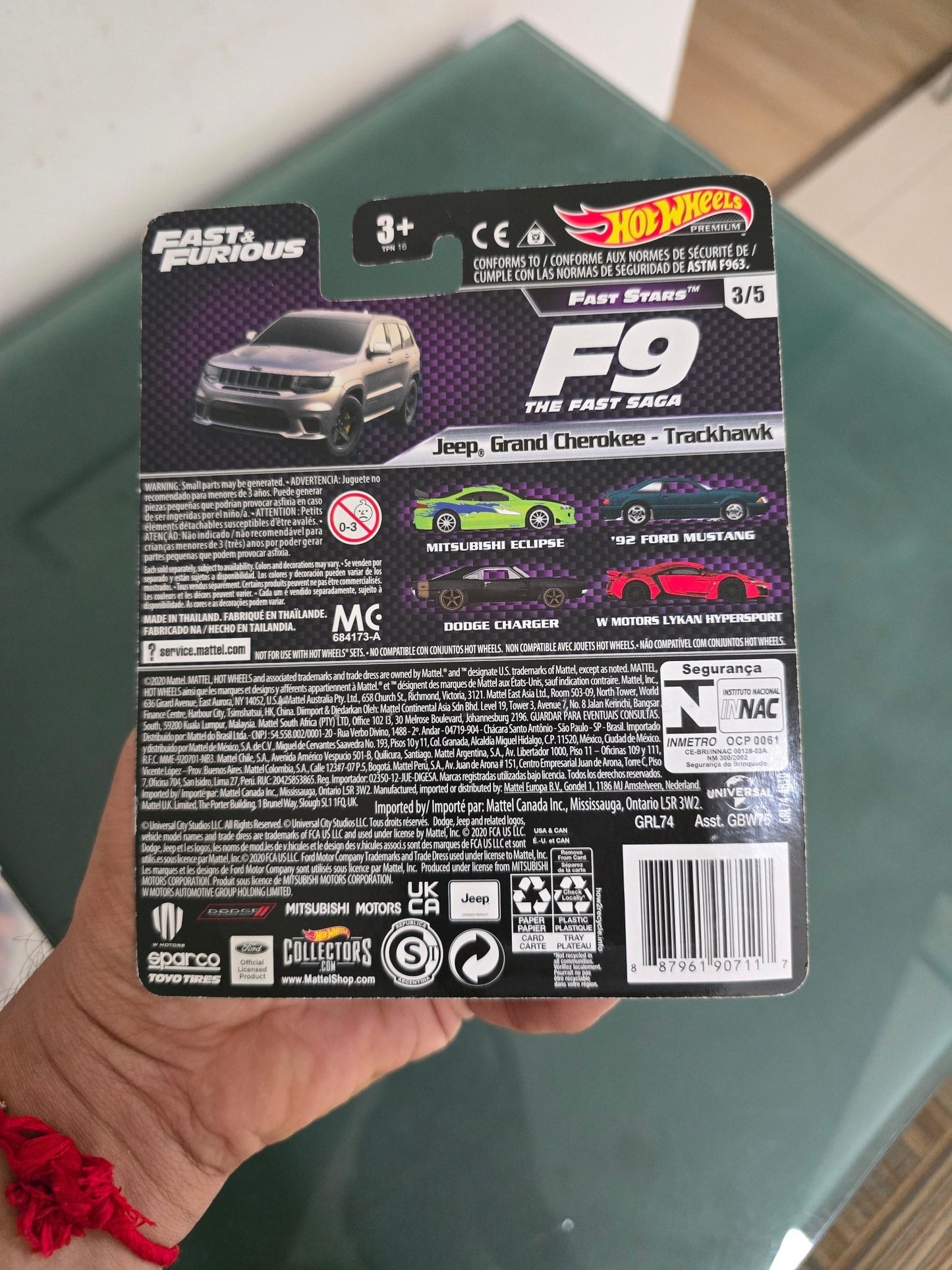 Premium Hot Wheels Jeep Grand Cherokee Trackhawk - Fast Stars - F&F (Imported) - Kinder Logs