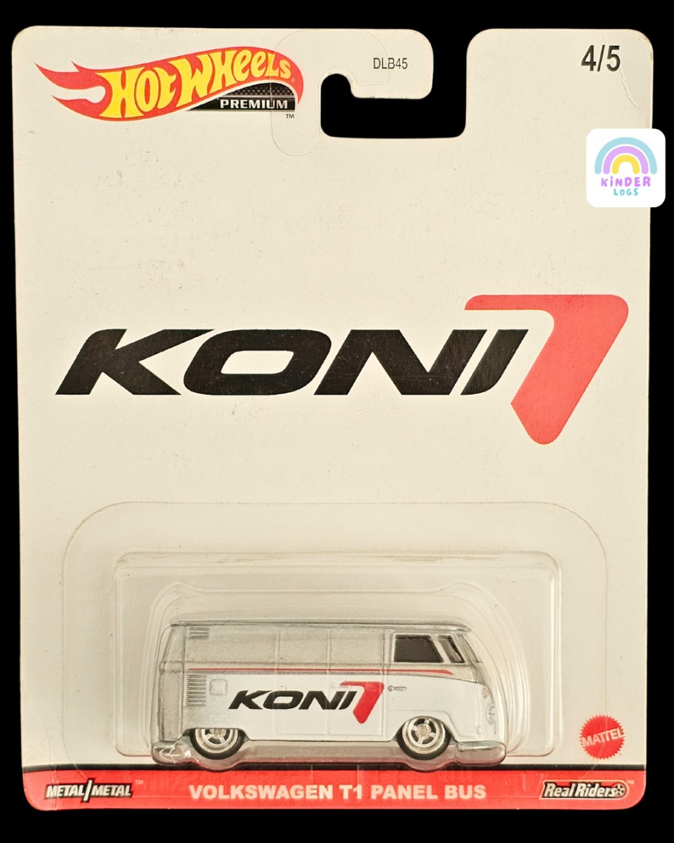Premium Hot Wheels Koni Volkswagen T1 Panel Bus - Kinder Logs